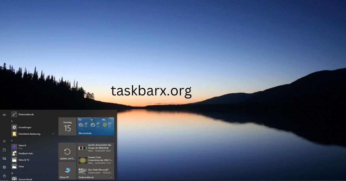 What does TaskbarX do